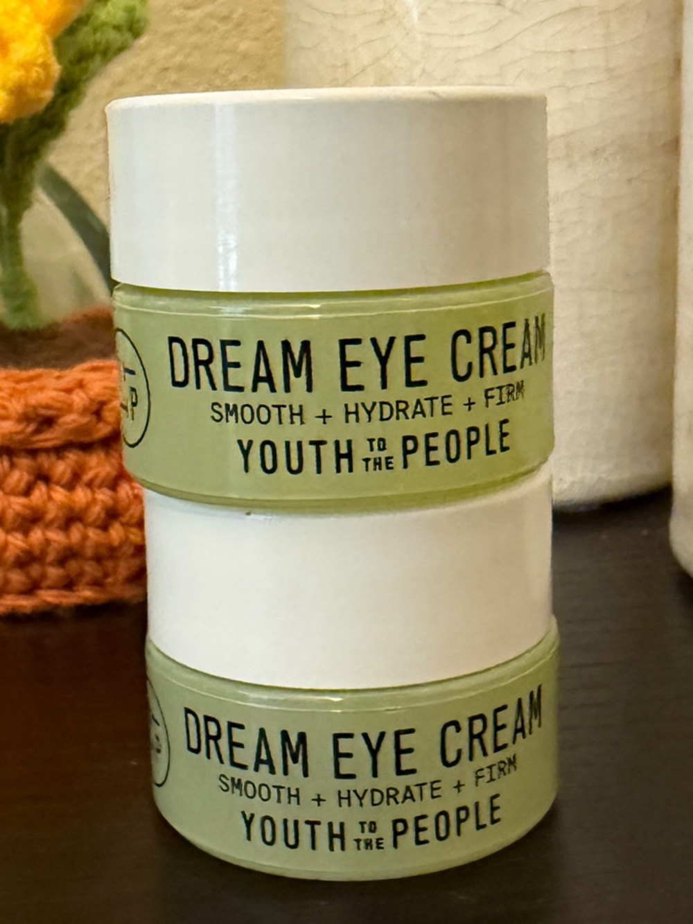 Youth To The People Dream Eye Cream Set of 2 Mini 5ml New